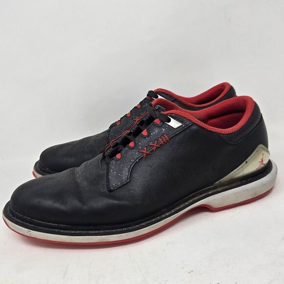 NIKE JORDAN ADG 5‎ Low Golf Shoes Black Red Fq7874-001 Men\'s Size 7.5 main image 9